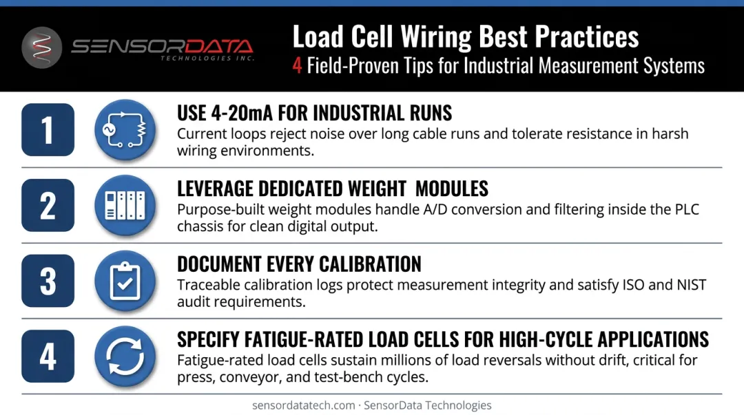 Four pro tips for successful load cell PLC integration best practices checklist