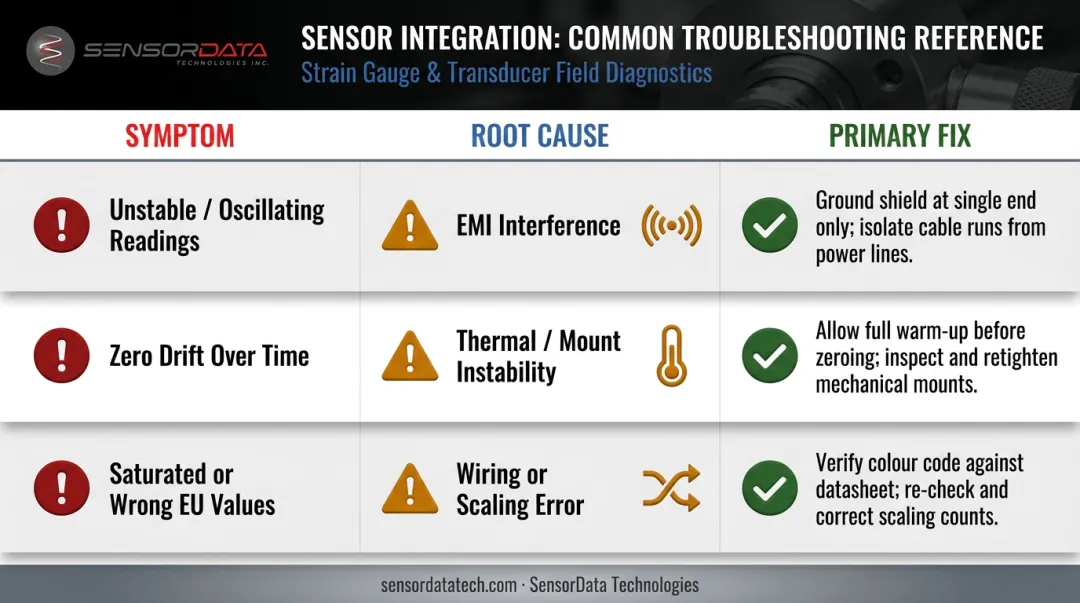 Three common load cell PLC integration problems symptoms causes and fixes