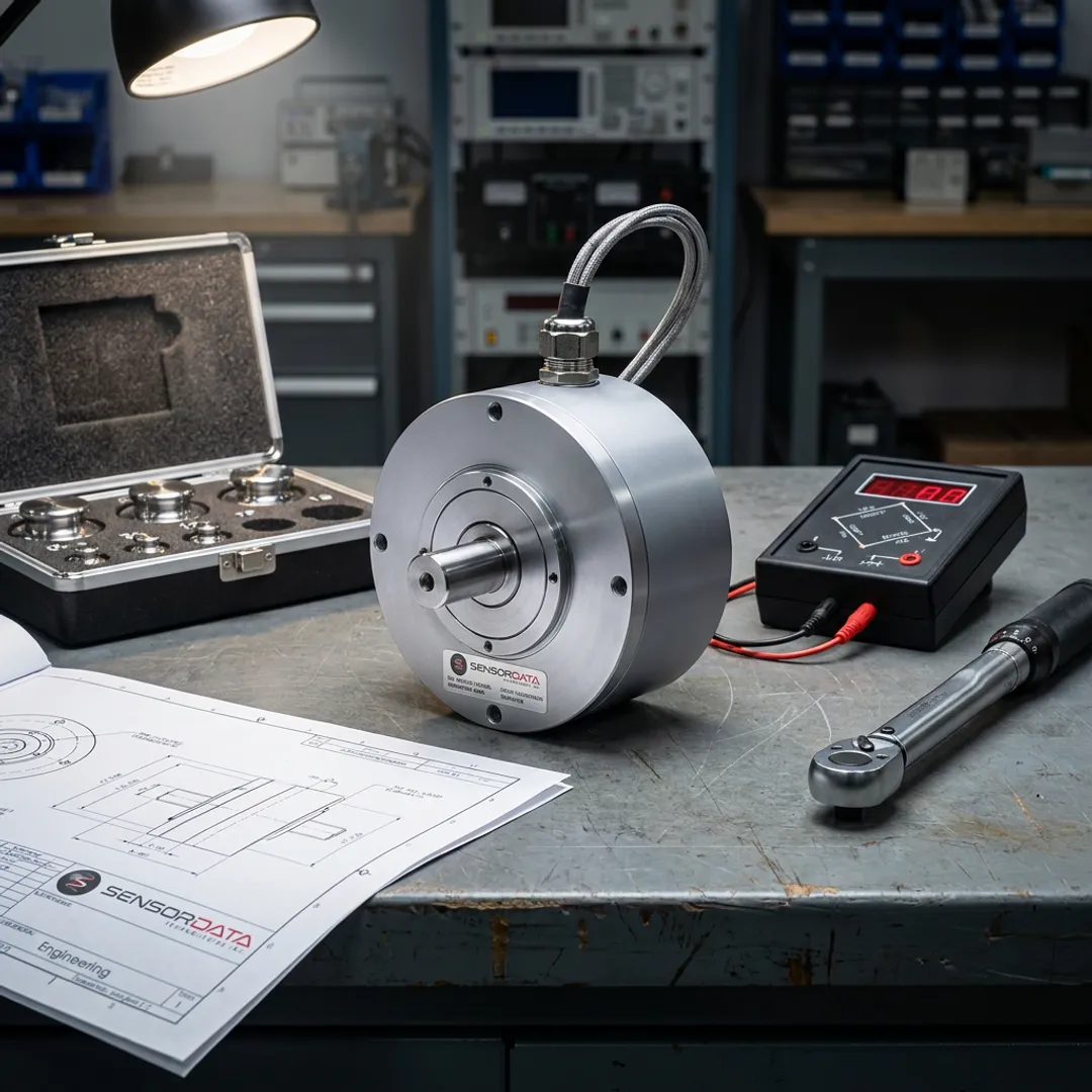 Custom torque sensor design and precision measurement setup