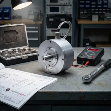 Custom torque sensor design and precision measurement setup
