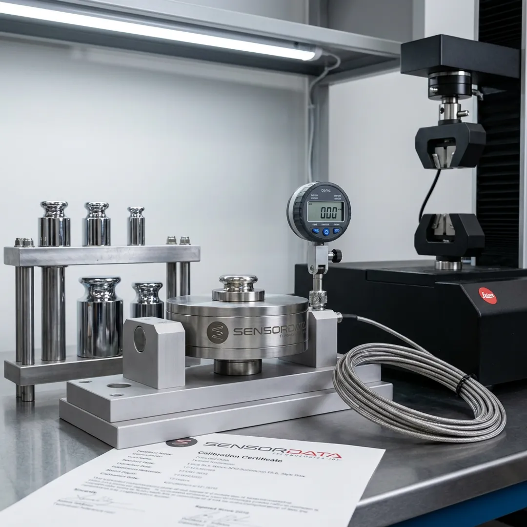 Materials testing system calibration equipment