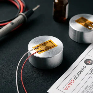 Precision strain gauge installation on a metal component