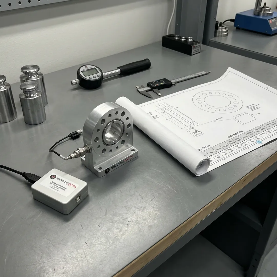 Custom precision sensor design and testing equipment