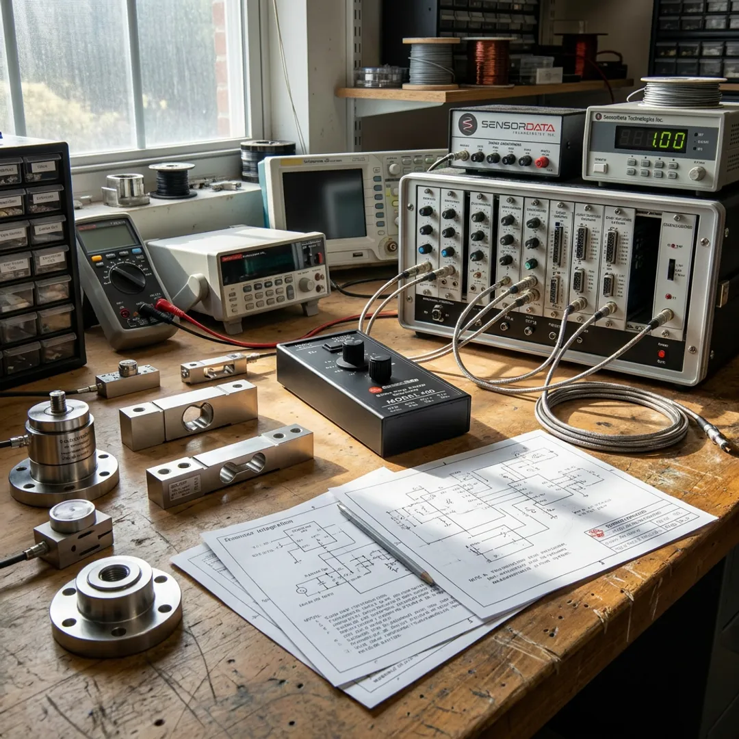 Precision sensor engineering and instrumentation design workspace