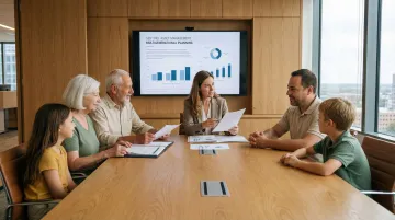 Sentinel Asset Management advisor meeting with multi-generational family clients