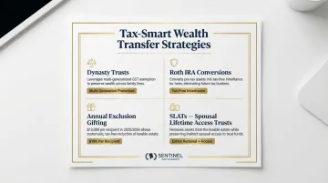 Four tax-efficient wealth transfer strategies comparison dynasty trusts Roth IRA SLATs gifting