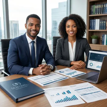 Financial planning team collaborating on comprehensive asset allocation strategy