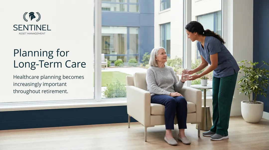 Senior assisted living facility resident receiving professional daily care support