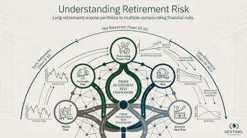 Five PRIME retirement risks framework purchasing power reinvestment interest market exchange