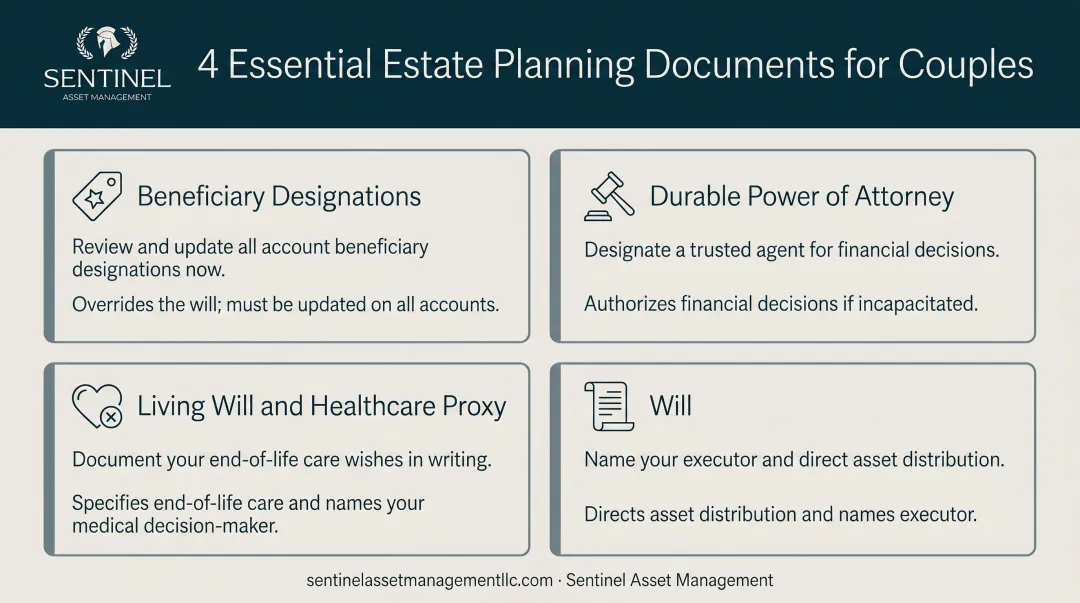 Four essential estate planning documents every retired couple must have in place