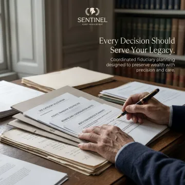 Financial advisor guiding family through wealth preservation and estate planning strategy