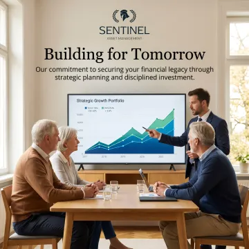 Fiduciary advisor analyzing investment portfolio with client
