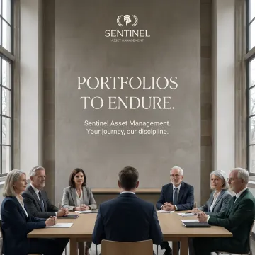 Diversified investment portfolio charts and graphs displayed on a computer monitor