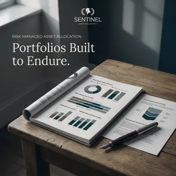 Diversified investment portfolio analysis showing risk mitigation strategies