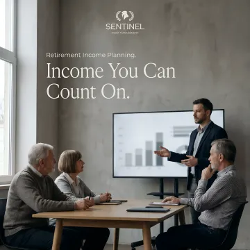 Financial advisor presenting retirement strategies to attentive seminar attendees