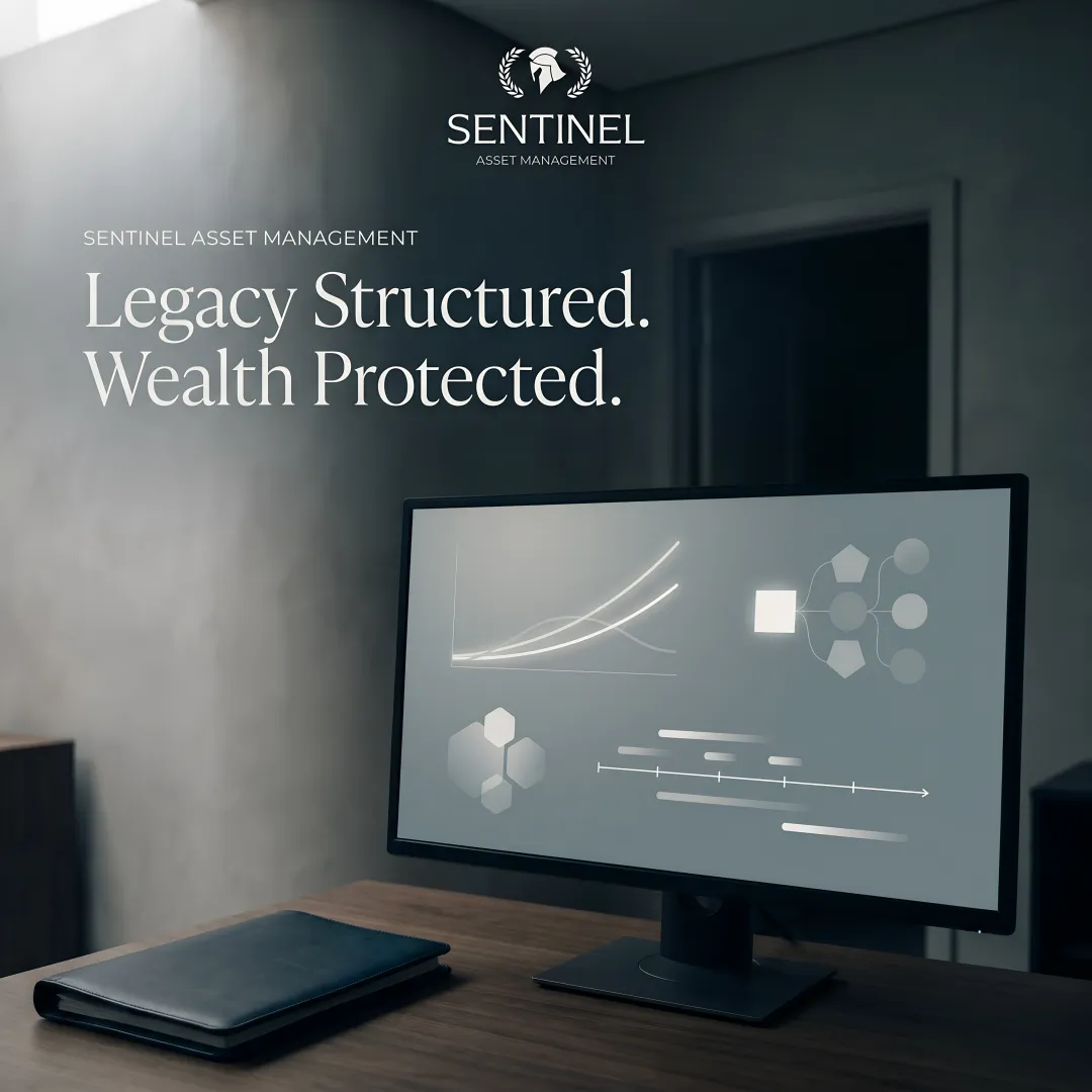 Comprehensive financial planning dashboard showing integrated estate and wealth management strategy