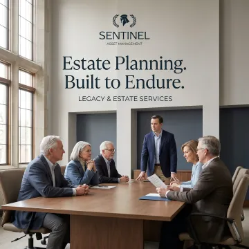 Family legacy planning with financial documents and trust structures