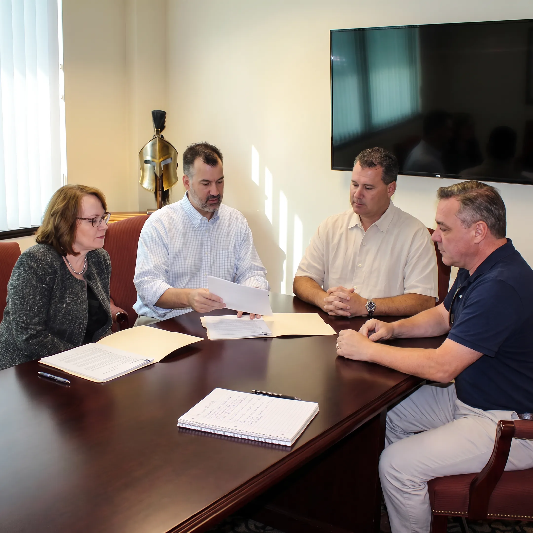 Advisor coordinating a family wealth strategy