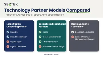 Comparison of large consulting giants specialized localshored partners and boutique data science specialists