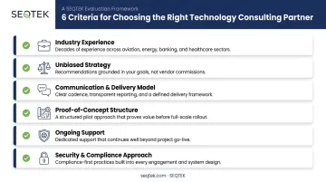 6-point checklist for choosing the right generative AI consulting partner