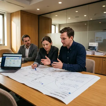 consultants planning cloud architecture roadmap