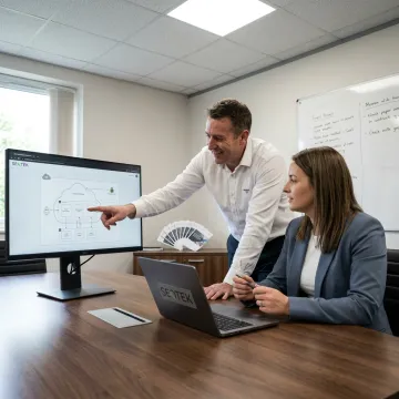 Cloud migration consulting team