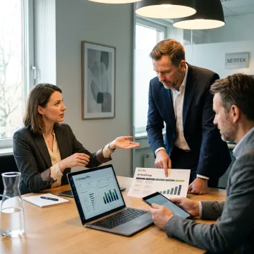 Consultants planning a data and AI roadmap