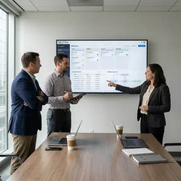 Custom CRM dashboard development