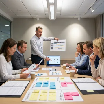 Consultants mapping an advisory roadmap