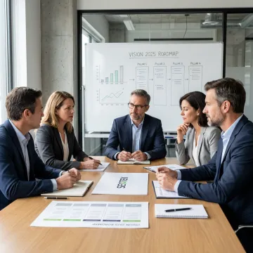 Leadership vision consulting session