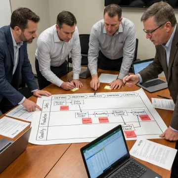 Consultants mapping process improvements