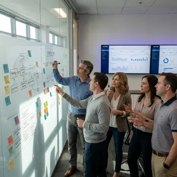 Consultants planning innovation strategy