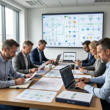 Modern infrastructure modernization consulting team