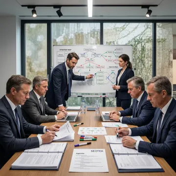 Leadership consulting team workshop