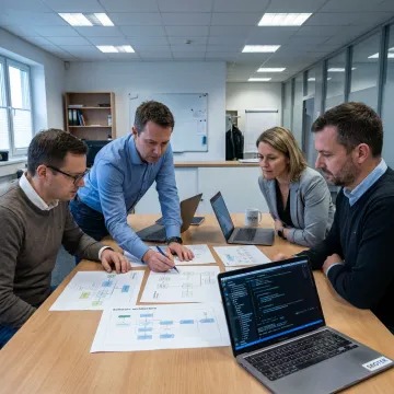Software team planning application development process