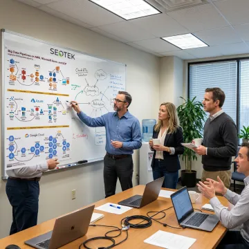 Software team planning an energy technology roadmap