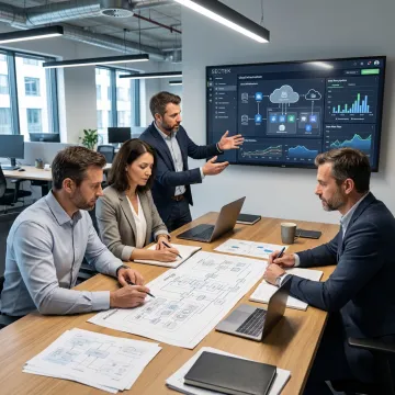 Software development and IT consulting team