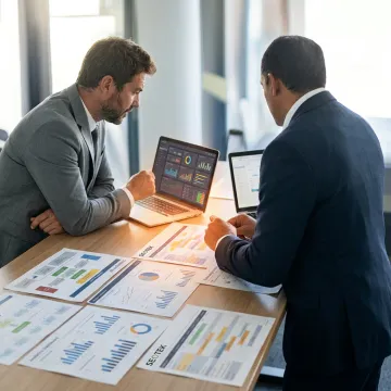 Consultants aligning business and technology strategy