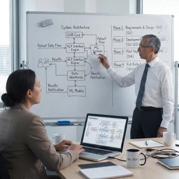 Healthcare software planning session