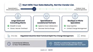 Comparison of large consulting giants specialized localshored partners and boutique data science specialists