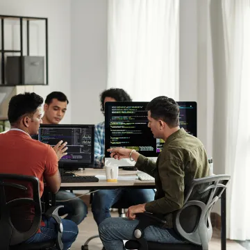 Software development and IT consulting team