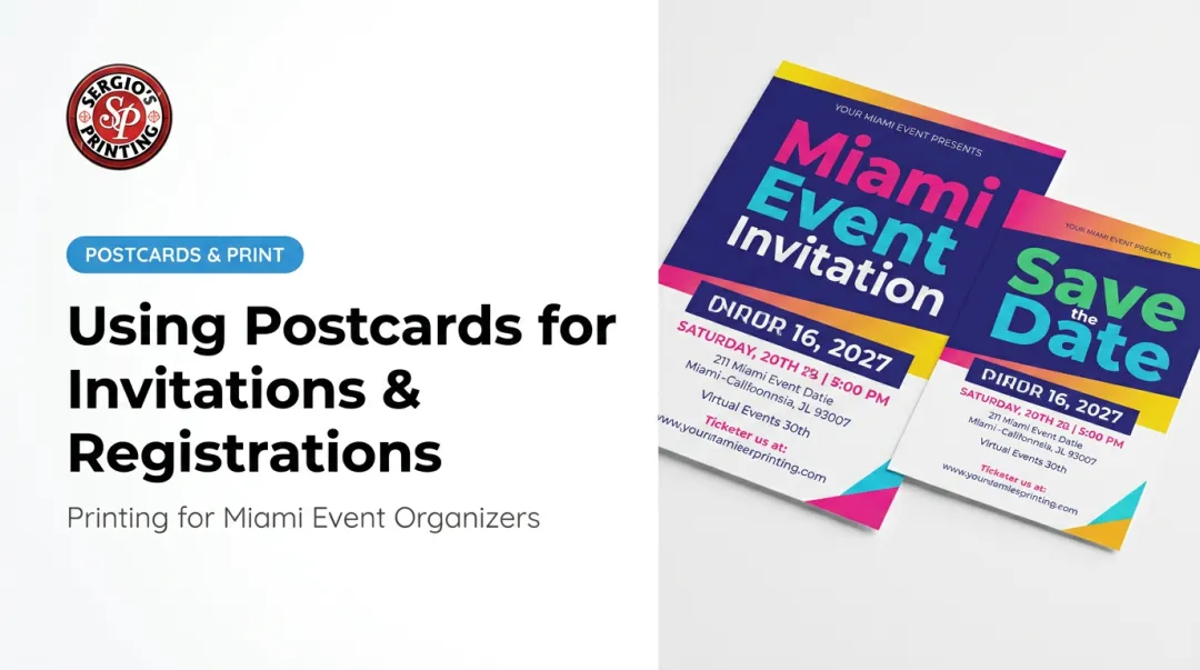 Using Postcards for Event Invitations & Registrations