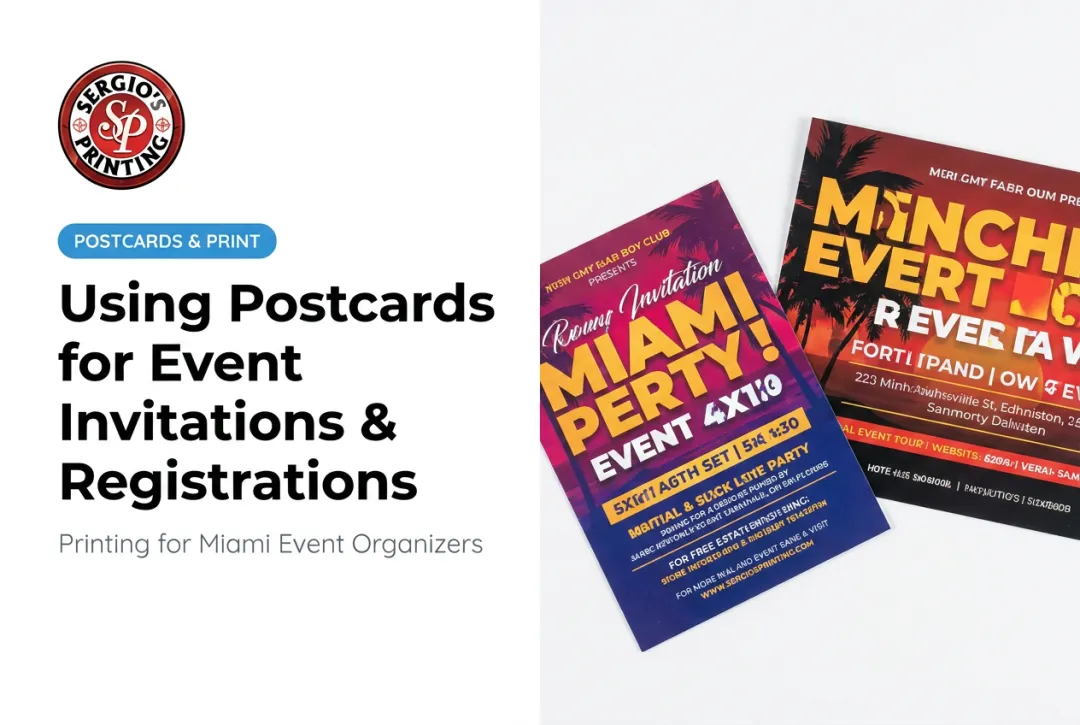 Using Postcards for Event Invitations & Registrations