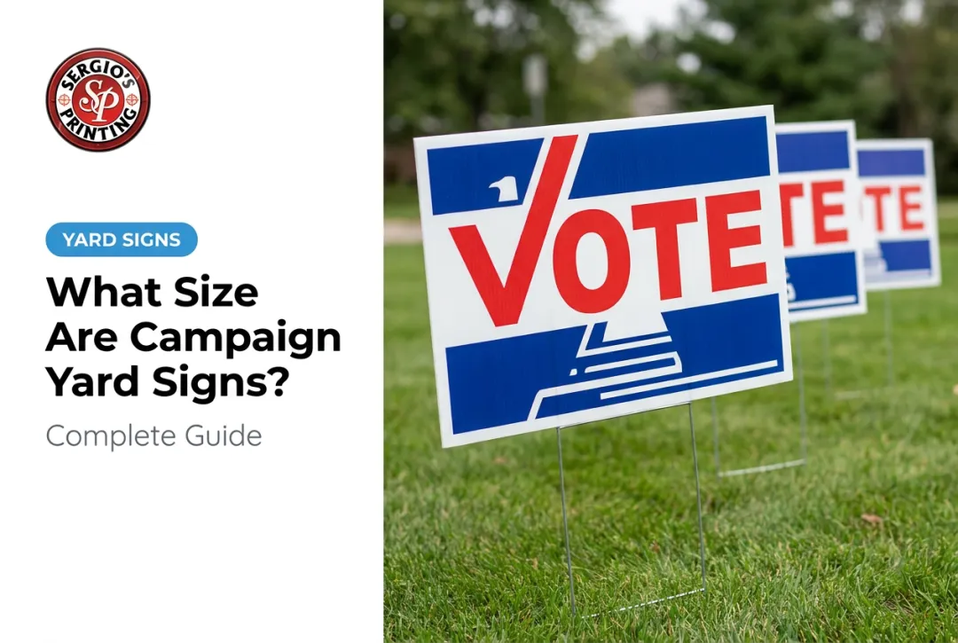 What Size Are Campaign Yard Signs? Complete Guide