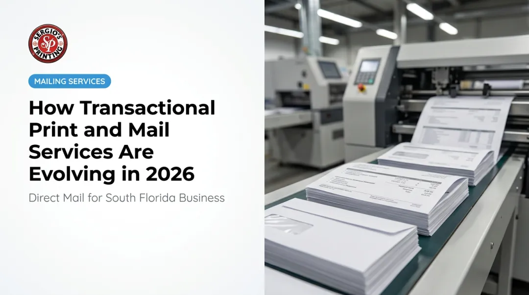 How Transactional Print and Mail Services Are Evolving in 2026