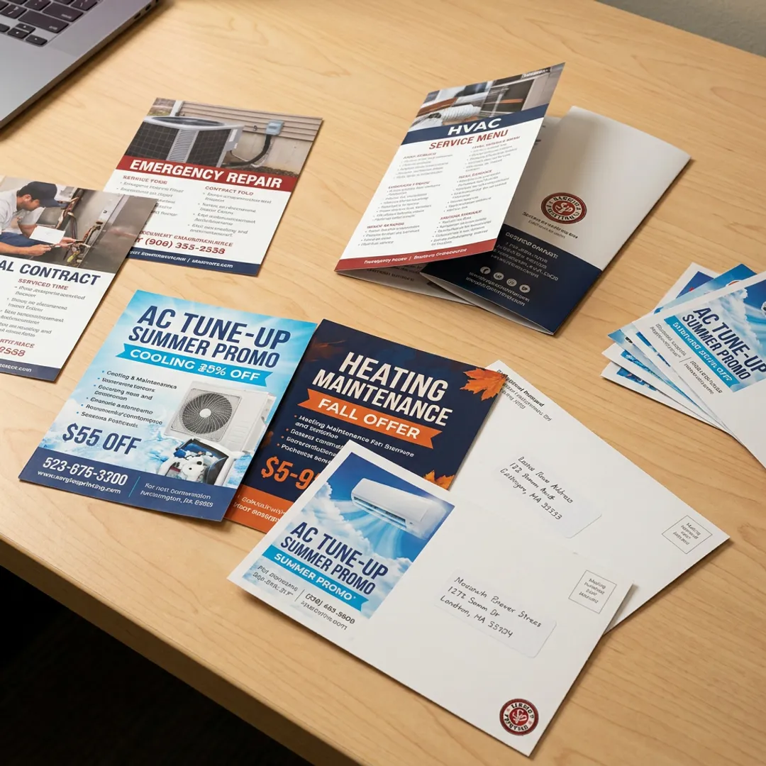 HVAC Direct Mail Services — Professional Printing