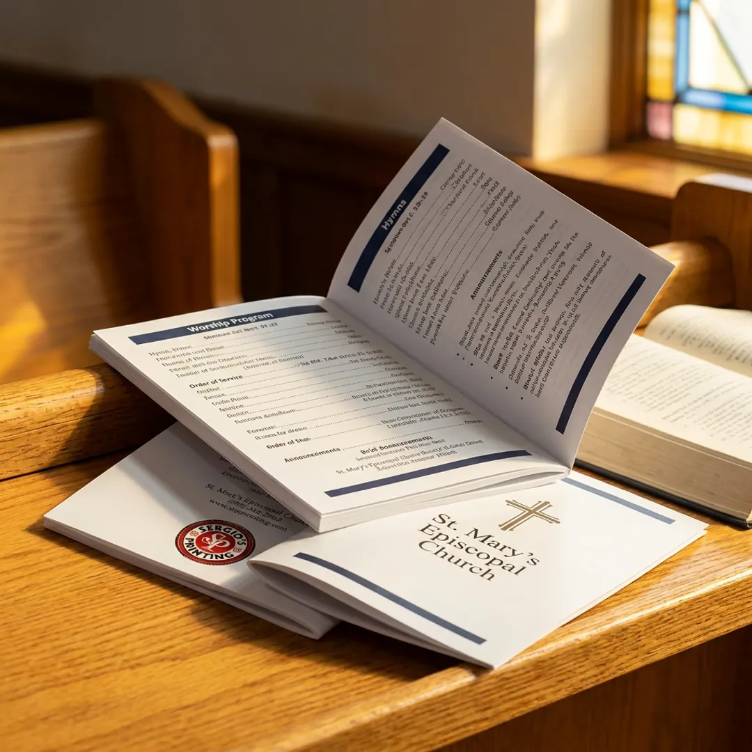 Professional Church Bulletin Printing Services