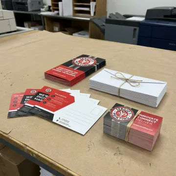 Professional printing and mailing materials