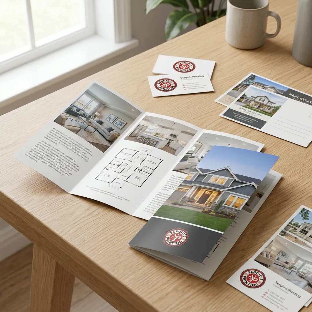 Professional Tri-Fold Brochure Printing for Real Estate