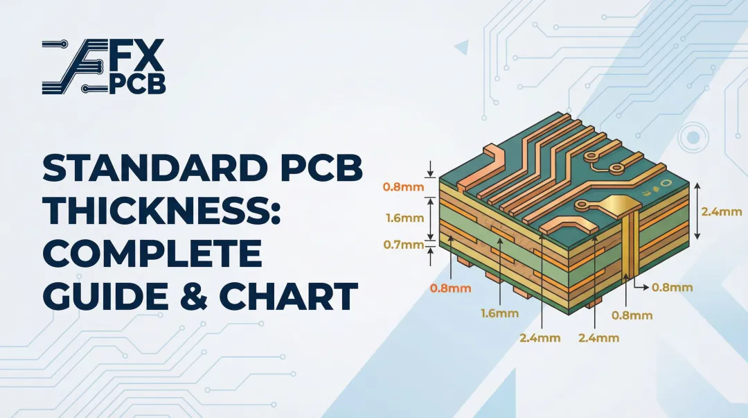 Standard PCB Thickness: Complete Guide & Chart
